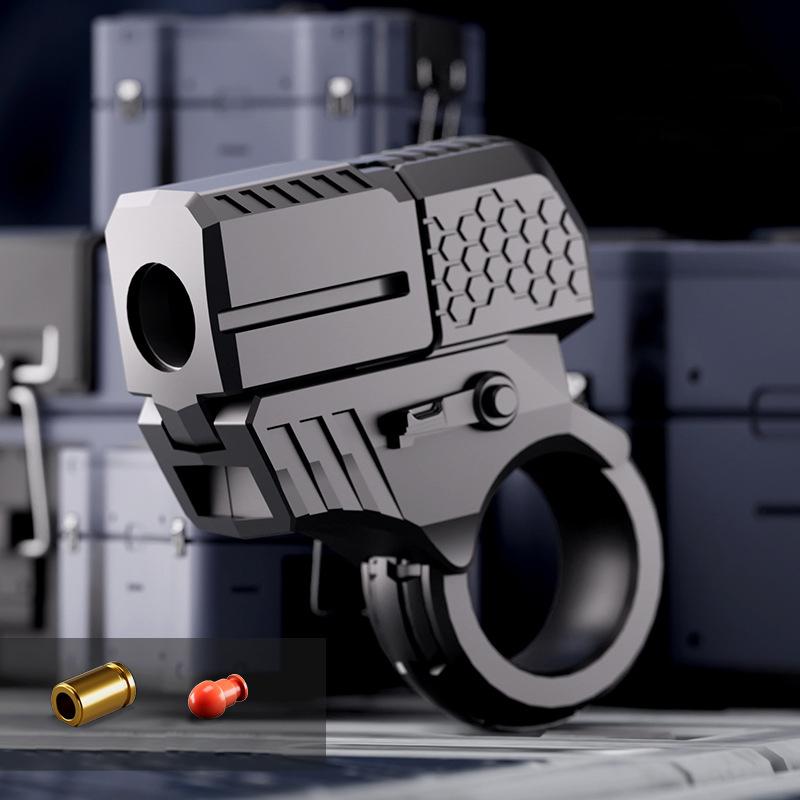 Mini Soft Bullet Shell Ejecting Plastic Toy Gun New Decompression Fidget Spinner Toy For Boys Educational Novelties & Gag Toys