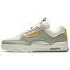 AOJIE Comfortable And Breathable Slip Resistant Abrasion Resistant Low Top Skateboard Shoes Women's White Green Sneakers 122448040R-2