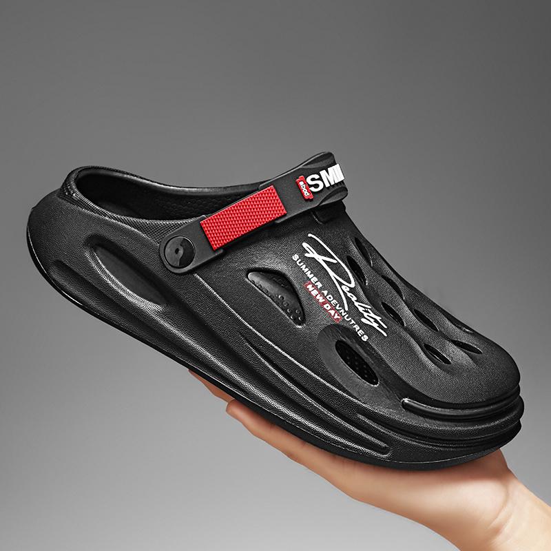 Fashion Summer Clogs Slippers Men Clogs Slippers Soft Sole Breathable Beach Men Home Slippers Outdoor Antiskid