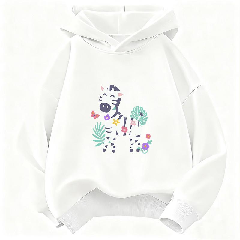 Colorful Cartoon Horse Cute Hoodie Kids Children's Sweatshirt Cute Graphic Hoody for Boys Girls Autumn Winter Casual Hoodies