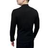 Herren Kapuzenpullover Winter mit Fleece gefüttert, Europäischer Stil: Halbhoher Kragen, Leichter Luxus, Figurbetont, Modisch, Warme Gespleißte Basisschicht