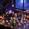 24-Tage-Box Halloween Adventskalender 2026, Countdown mit 2D-Flachgeschenken für Erwachsene Kinder Acryl-Mini-Figuren, Sammler-Überraschung Mädchen