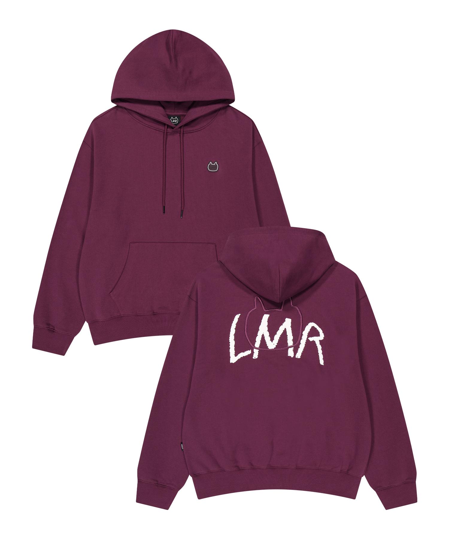 Lmr Silicone Wappen Big Logo Hoodie Plumberry Plumberry/L