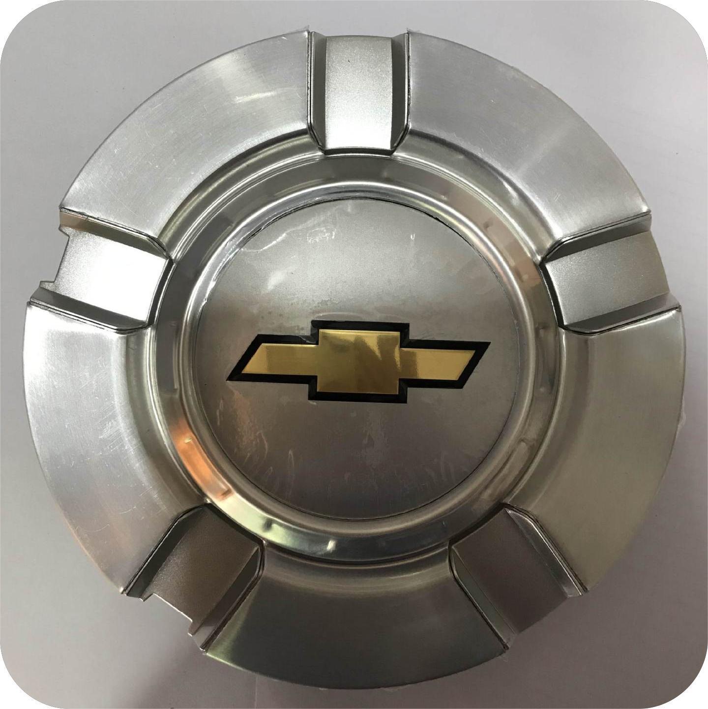 Совместимая Chevrolet 9596343 7-1/8  Центральная заглушка ступицы колеса автомобиля для стального диска. Universal серебряный