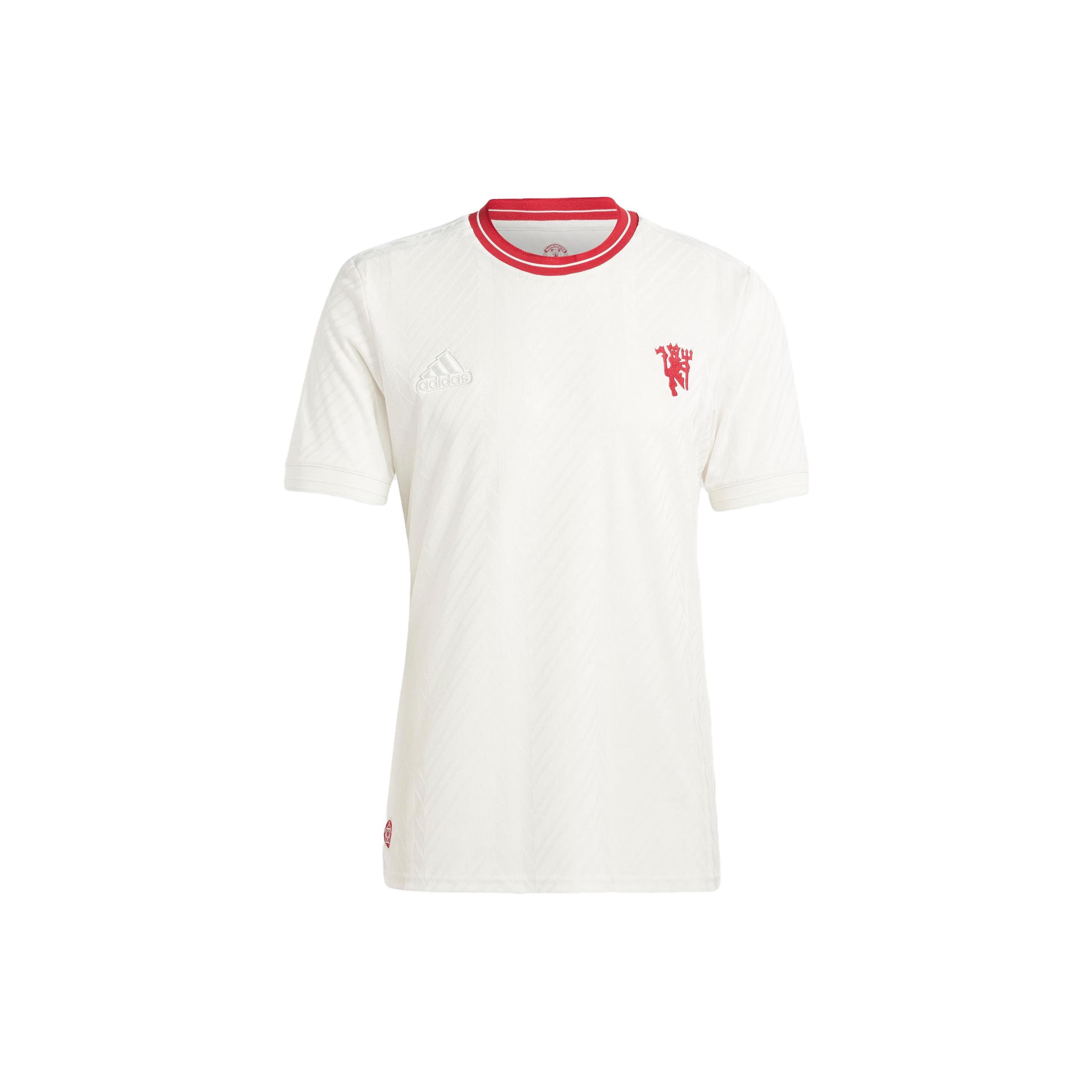 

Adidas Manchester United Soccer Jerseys Men s White Moderate Straight Fit IP1746 S