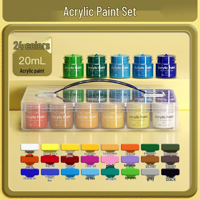 Mont Marte 24-Color Acrylic Paint Set