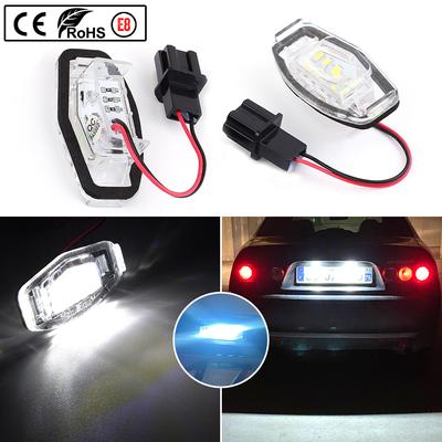 Für Honda Civic Limousine Pilot Accord Limousine Odyssey Acura MDX RL TL TSX RDX ILX LED Anzahl Kennzeichen Licht Lampe Weiß