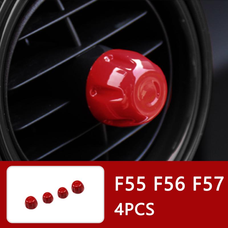 Auto Innenraum ABS Kunststoff Dekorationsabdeckung Roter Modifizierter Aufkleber für BMW MINI Cooper S F54 F55 F56 F57 F60 CLUBMAN Autozubehör