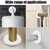 2pcs Wall Split Flange, ABS Self-Adhesive Round Plumbing Cover Plates for 17mm/0.67" & 29mm/1.14" Water Pipe Hole Faucet Escutcheons for Toilet
