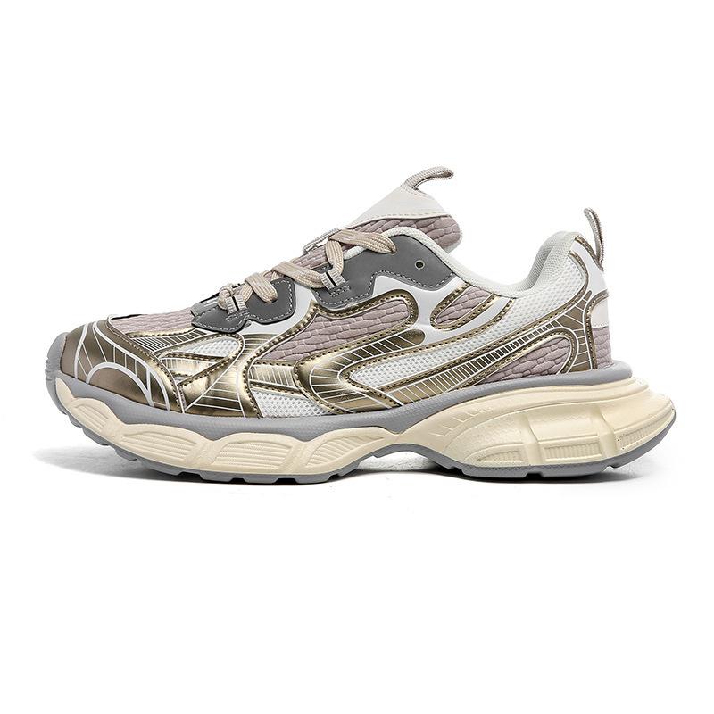 Putian Shoes Paris Dad Shoes Women's Color Matching Thick Sole Heightening Retro Couple Versatile Sports Shoes Men's Shoes