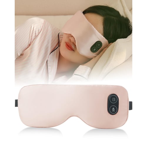 Beemyi USB Rechargeable Hot Eye Mask, Eye Mask for Eye Strain and Sleep, Popular Eye Mask for Warming, Cordless and Rechargeable, Sleep Mask for Relax