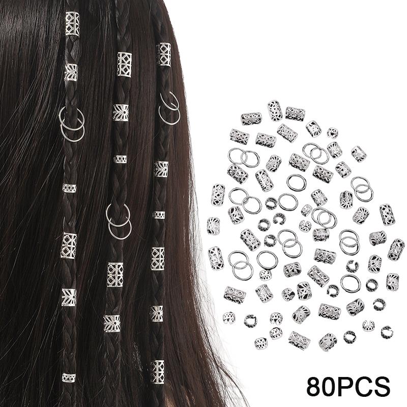 Dreadlock Haarringen Verstelbare Manchetten Clip Haarvlechten Vuile Vlechten Kralen Haarspeld Haaraccessoires Hoofddeksels Voor Vrouwen Meisjes