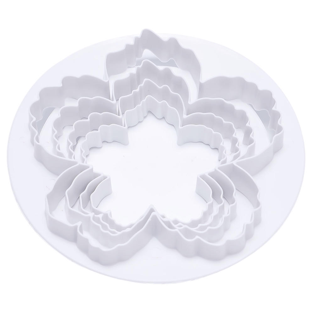 Peony Flower Petal Shape Cutter Easy To Clean Fondant Cake Sugar Paste Icing Cutting Tool Precision For Sugarcraft Wedding Home