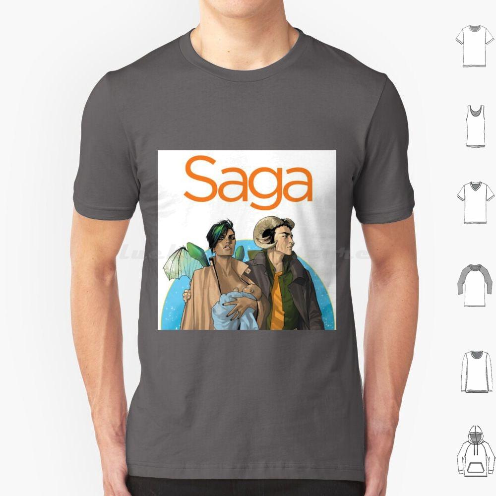 Футболка SagaComic Большой Размер 100% Хлопок Saga Comic Комиксы Графический Роман Комиксы Серия Saga Comic Супергерой Феминизм S