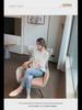 Women's Floral Lace Shirt with Lantern Sleeves - 2022 Spring/Summer Chiffon Hollow Top