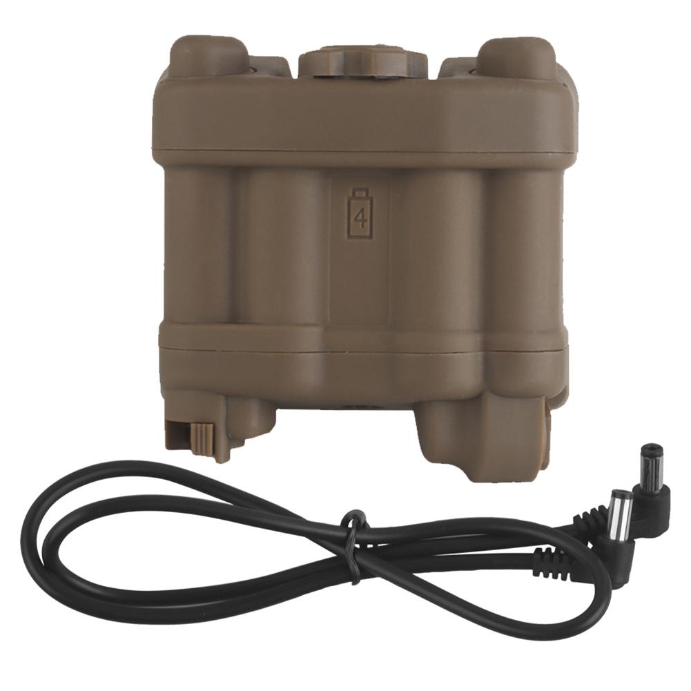 Battery Box Retention System Realistic Elastic Adjustment Balance Weight Bag Helmet NVG Battery Pouch for AN/PVS31 Battery Case