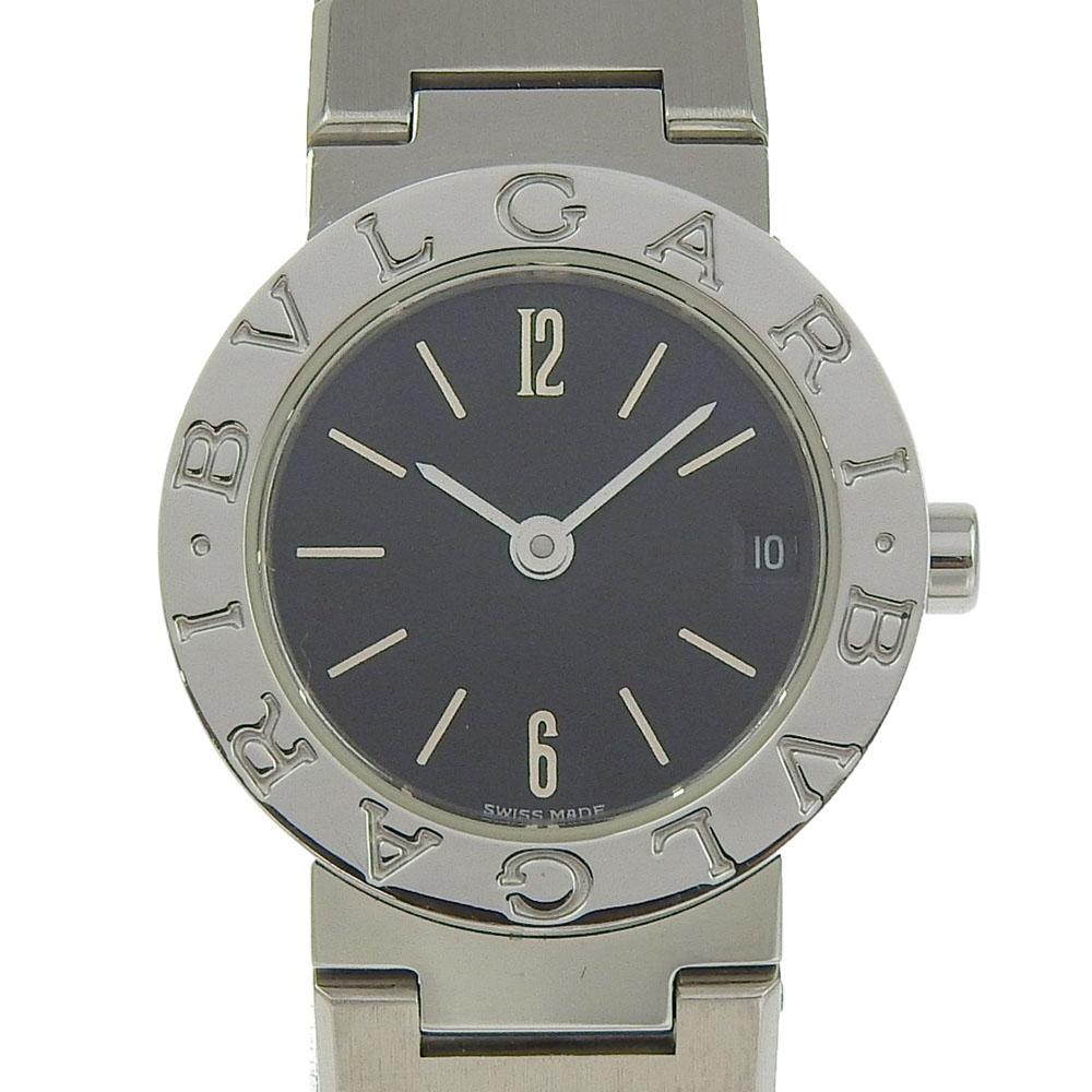 BVLGARI Bzero1 Watches BB23Stainless Steel Be zero one blackDial Stainless Steel Quartz Analog display Women Used