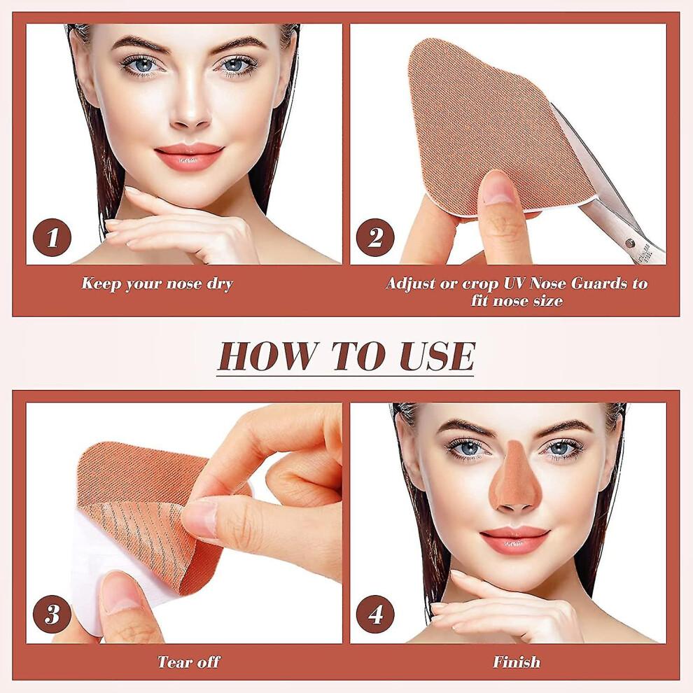 Sun Protection Nose Patch Uv Protection Golf Patches For Sunscreen Men Women Sports Tanning