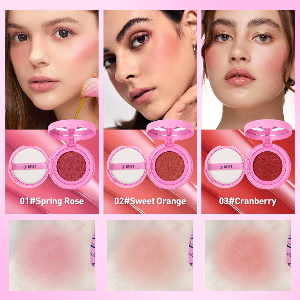 Air Cushion Blush Matt Natürlich Aufhellend Rosiger Teint Multifunktionales Nude-Make-up Flüssig-Rouge Gesichtsretusche