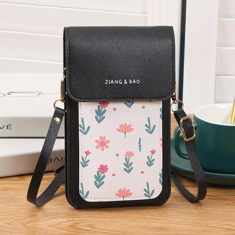 Borsa a tracolla da donna con touchscreen - Piccola borsa a spalla alla moda per telefono e chiavi