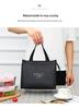 Insulated Aluminum Foil Lunch Bag - Stylish, Handheld, Large Capacity Bento Box