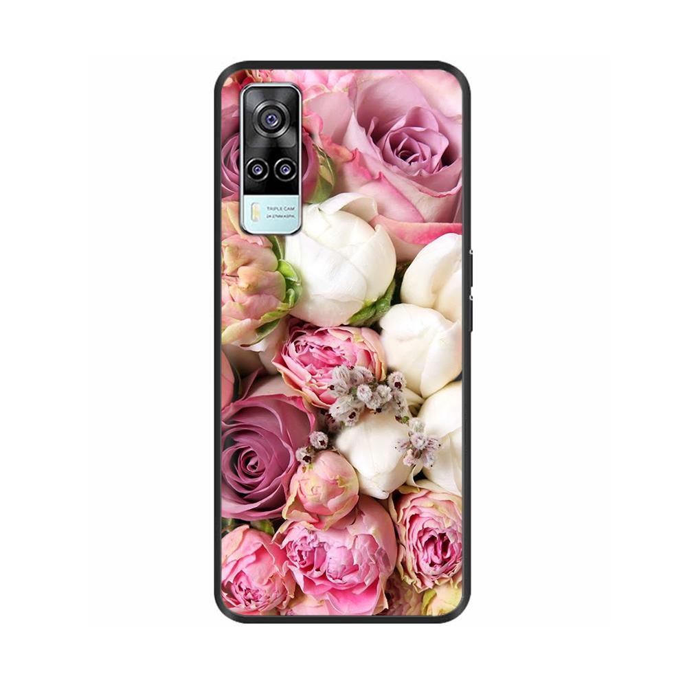 Für Vivo Y33 V2057 Hülle Silikon Weiches TPU Handy Rückabdeckung für Vivo Y33 4G Hülle für vivoY33 Y 33 2021 Coque Fundas Para Bumper