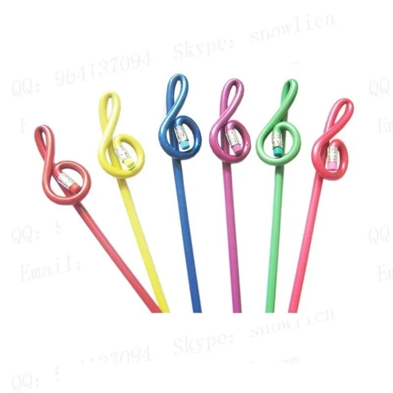 Do Re Mi Music Kawaii Cat Gel Pen Set Multi Color Musical Note Designer Decoration Pencil School Office Stationery Gifts Random
