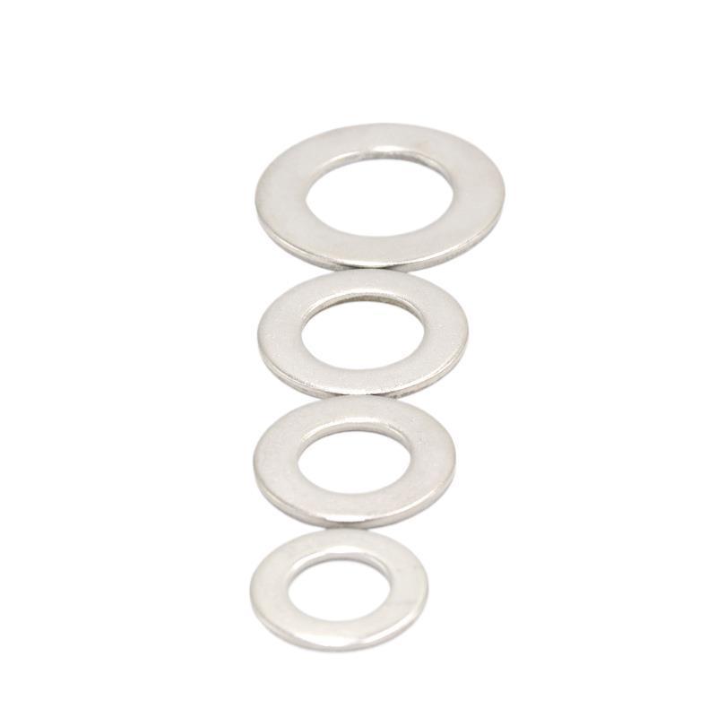 

Stainless Steel Flat Washers, 304/201 Grade, GB97, M3-M30, Pack of 10 Custom Size