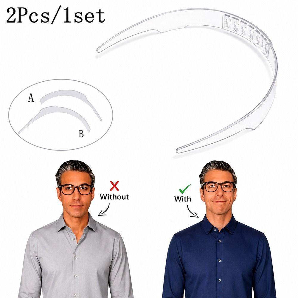 Adjustable Shirt Stand Collar Tool Collar Stays Bundle Kit Shirt Anti-roll Fixed Shaper