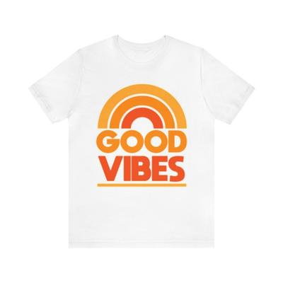 Good Vibes Positive Jersey Short‑Sleeve Unisex T‑Shirt