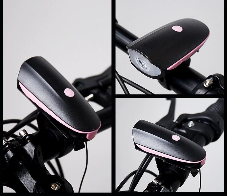 High Beam Bicycle Front Light 7588 with Horn for Outdoor Cycling