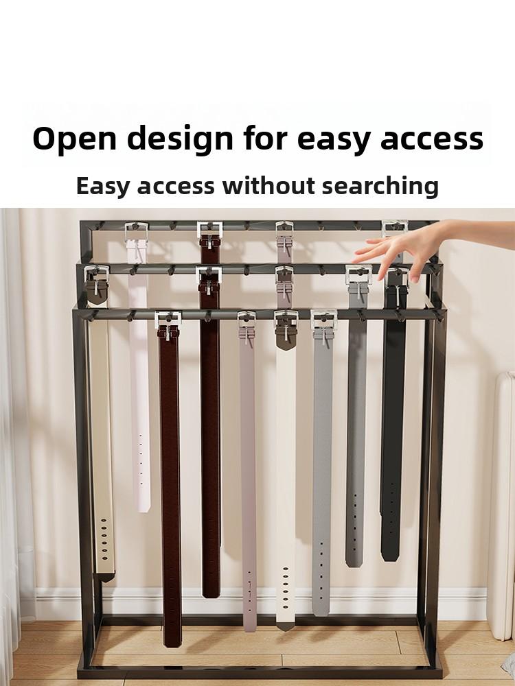 Multifunctional Belt Display Stand Large Capaci Netie Storage Ra Floor Mounted Multi-layer Elf for Clothing Accories
