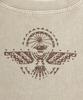 Titicaca Acid Wash Short Crew Vintage Free OSJBD157 Cut-Off T-Shirt, Women's, Sleeve, Neck, Style, Size, Beige,