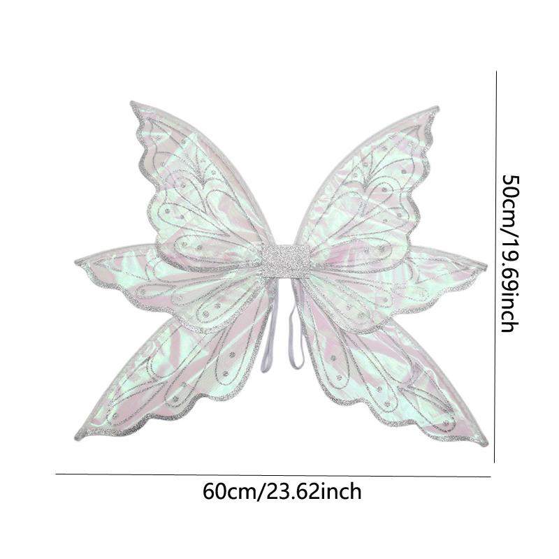 1pcs Princess Elf Butterfly Wings for Kids, Performance Props for Girls, Happy Birthday, Wedding Party Decorations, Angel Wings
