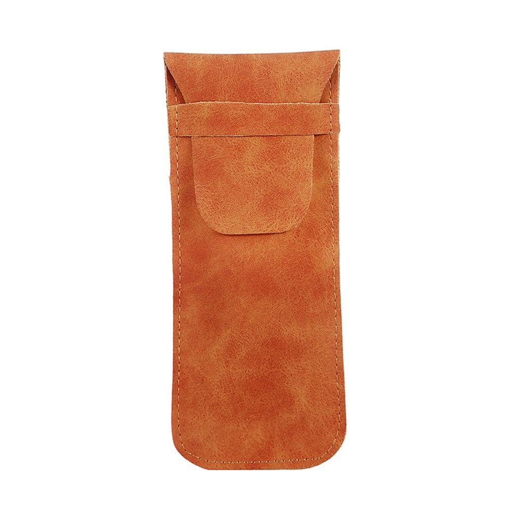 Covered Sunglasses Bag Velvet Lining Eyeglasses Holder PU Leather Glasses Bag  Jewelry Packing