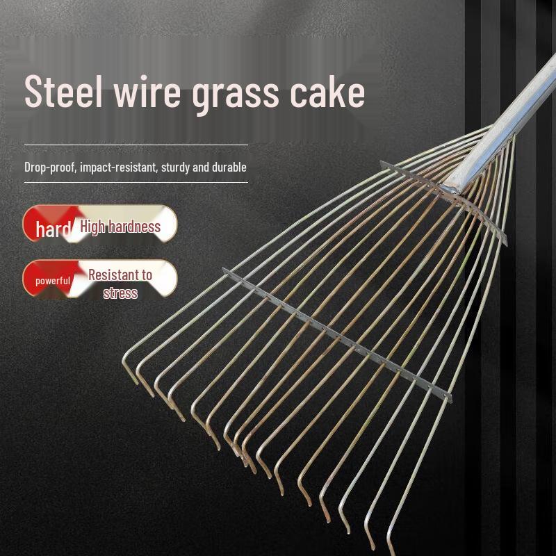 Gureide 16-Tooth Fan-Shaped Grass Rake