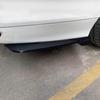 2PCS Universal Rear Diffuser Car Spoiler, Rear Bumper Lip Canard Diffuser Body Spoilers Black Lip Side Skirt Spoiler Splitter Wrap Angle Protector