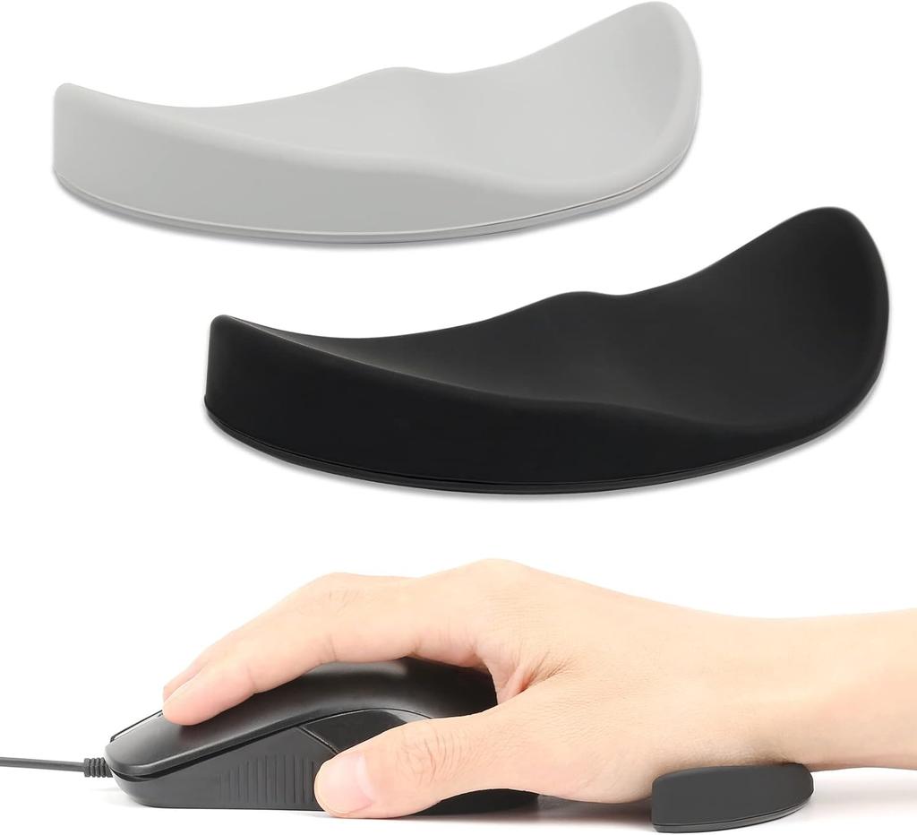 2-Pack slidable wrist rest move ergonomic wrist pad with mouse to relieve hand pressure and wrist discomfort