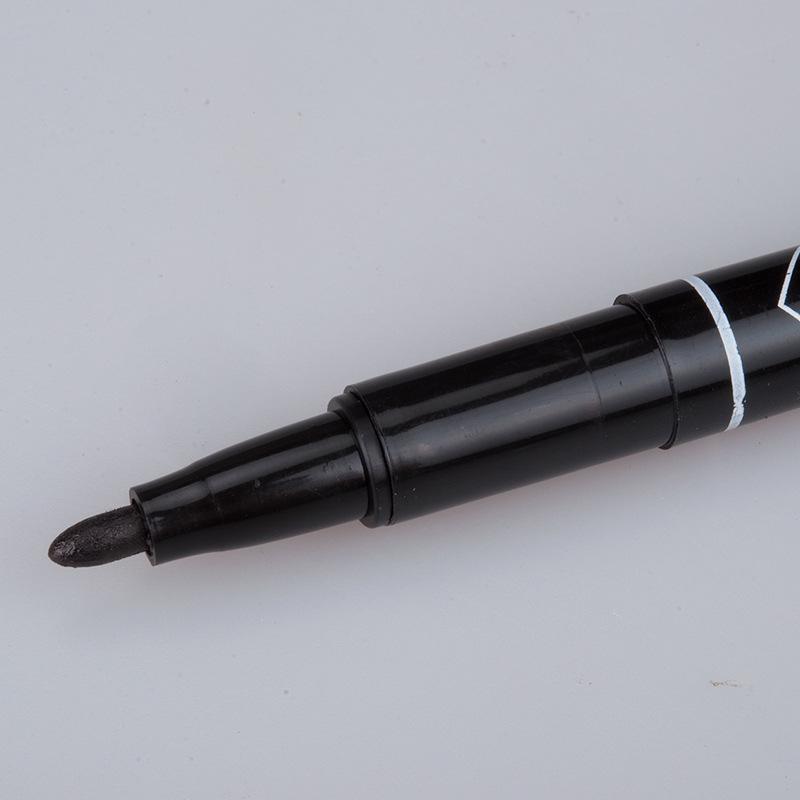 Hero 887 Double-Ended Oil-Based Markers - Durable Black, Red, Blue, Full Box Packaging, Special Offer