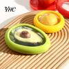 Leak-proof Fruit Container Vegetable Storage Box with Transparent Cover BPA Free Reusable Silicone Food Easy to Clean Portable Fridge Kitchen Supplies