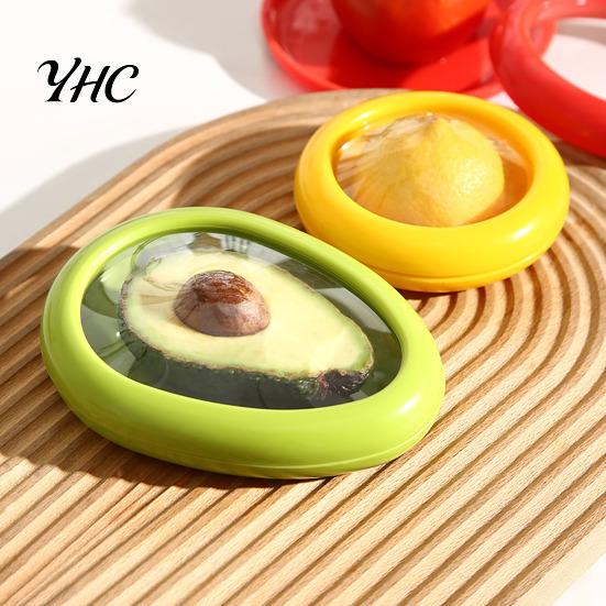 Leak-proof Fruit Container Vegetable Storage Box with Transparent Cover BPA Free Reusable Silicone Food Easy to Clean Portable Fridge Kitchen Supplies