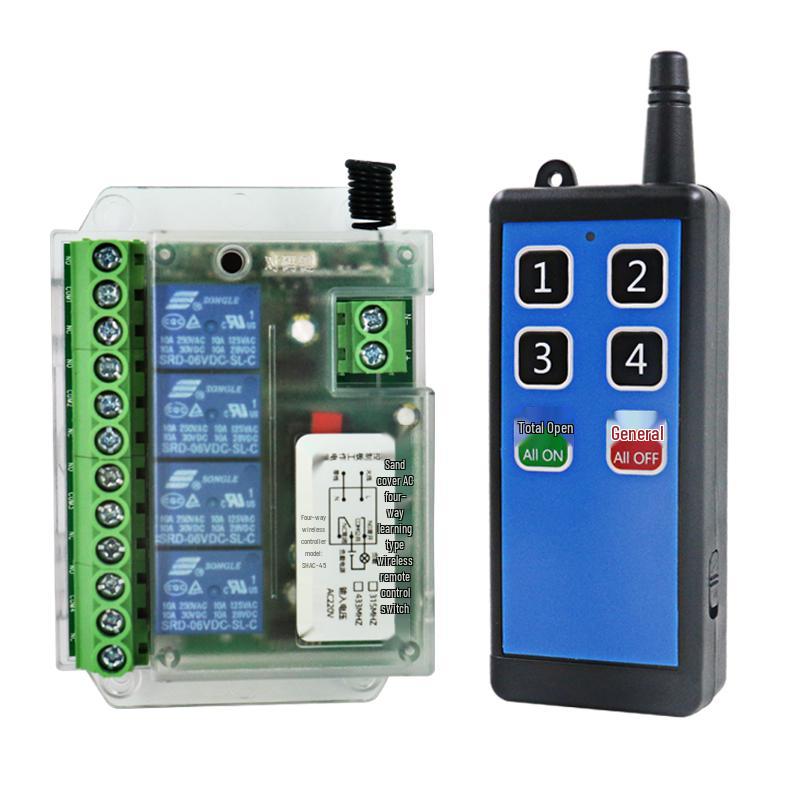 220V Multifunctional Wireless Remote Control Switch & Smart Receiver