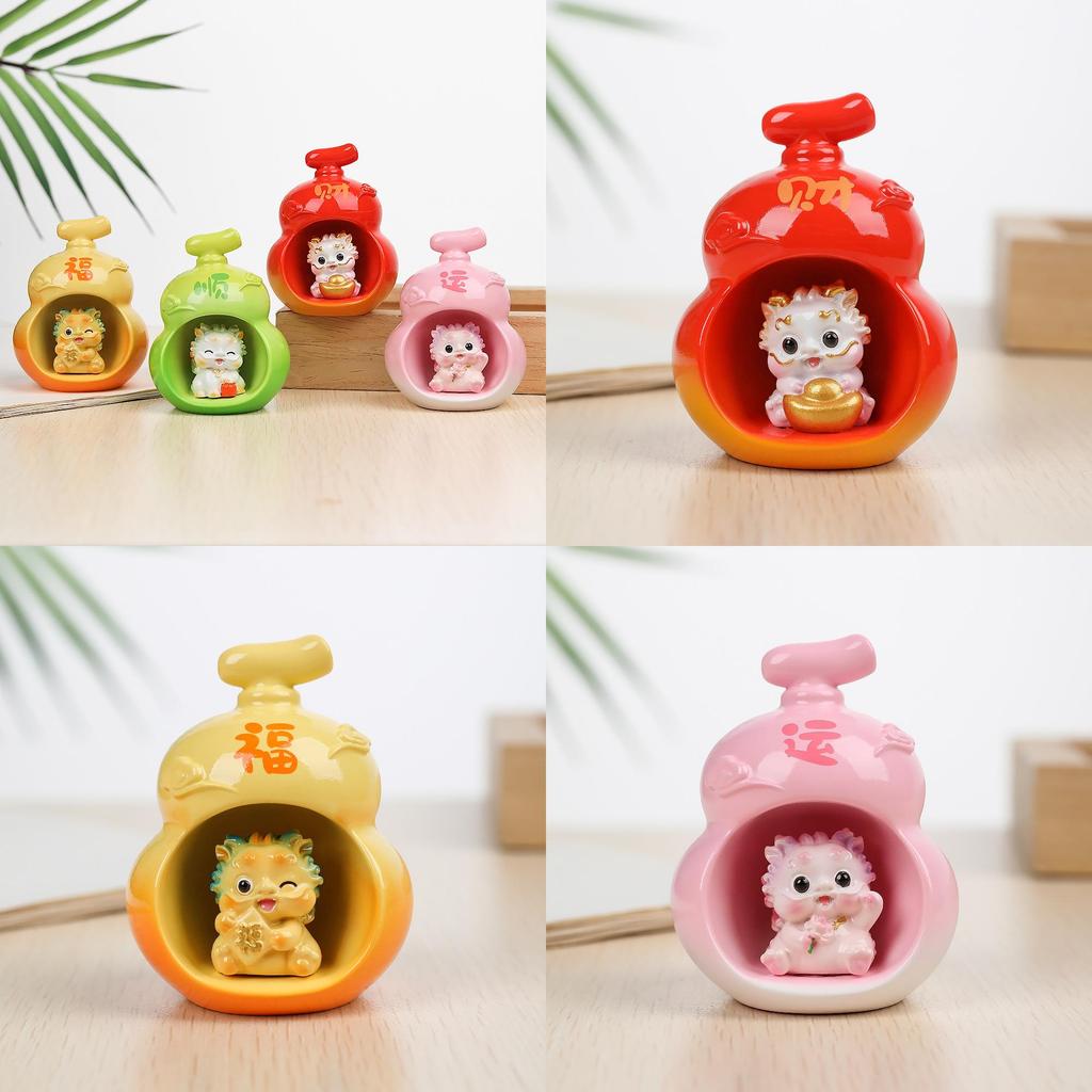 Resin Pixiu Figurine Set With Lucky Charm For Home Decor And Gift Giving