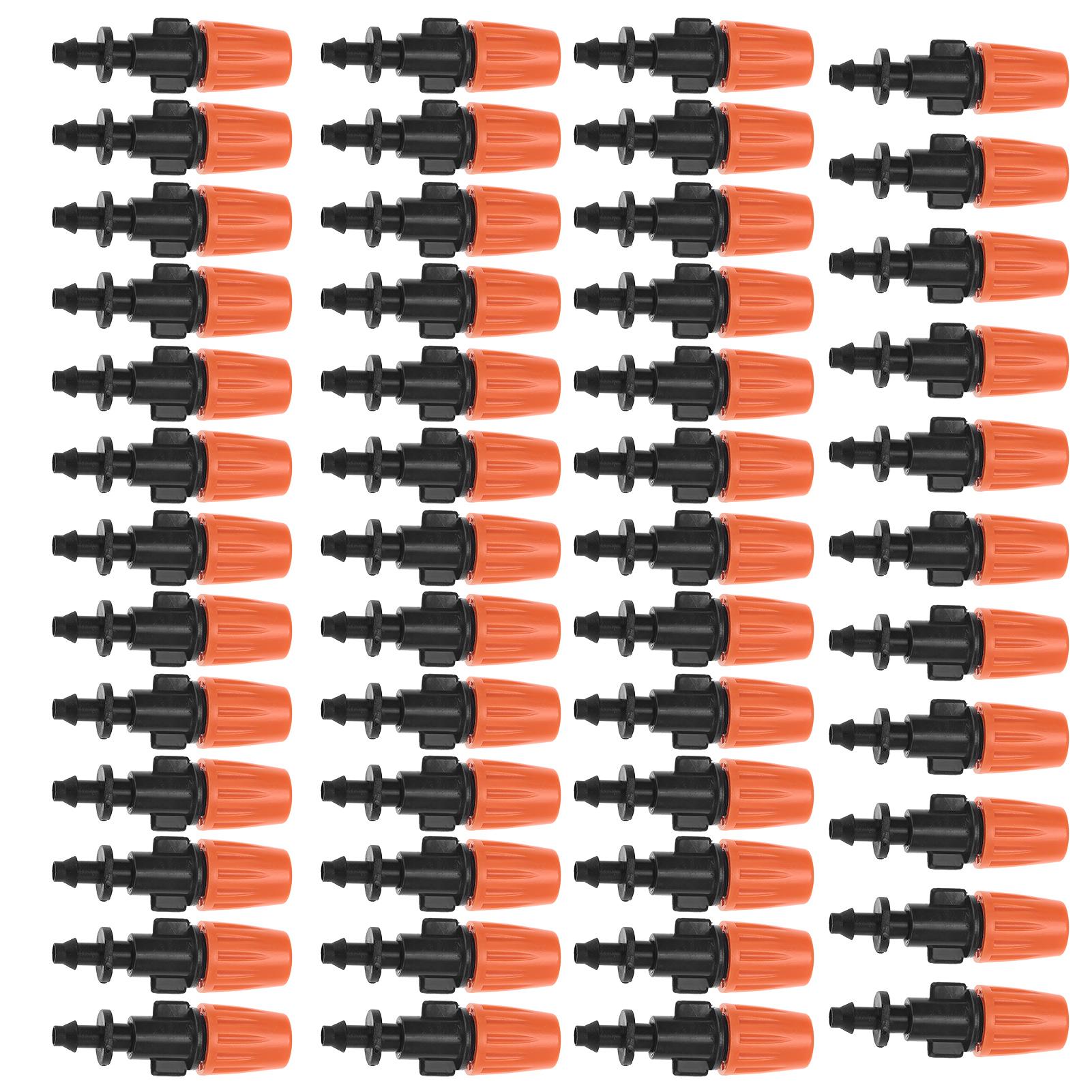 

50pcs set Adjustable Garden Drip Irrigation Misting Nozzles Micro Flowing Sprinkler Head Atomizer