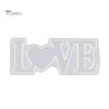 Puntos Home Silicone DIY Family Love Epoxy Resin Casting Mould Ornament Making Mold