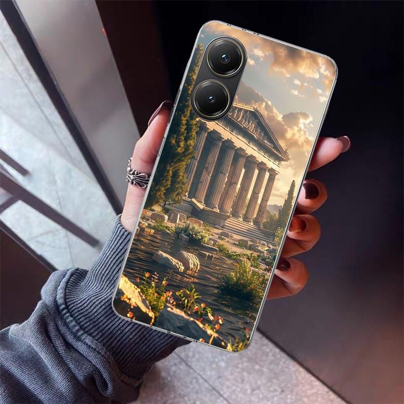 Roman Colosseum Phone Case For Xiaomi Poco X7 X6 X5 Pro F7 Ultra Redmi 15C 15 13 13C 12 12C 10 10A 10C 9 9A 9C 9T Shell Poco X7