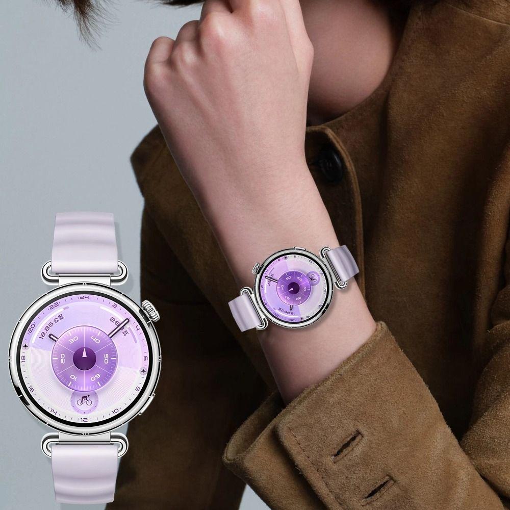 Adjustable Women's Silicone Strap Sport Silicone Strap for Huawei Watch GT6/5/4 Watch Replacement