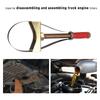 Oil filter wrench Filter oil change disassembly tool Adjustable ingot type automotive oil grid steel belt wrench