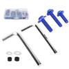 158Pcs Set Universal Fairing Bolts Gasket Wrench Kit Motorcycle Accessory