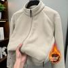 Men's Windproof Fleece Lined Sweatshirt Jacket - New Autumn/Winter Style Outerwear.
